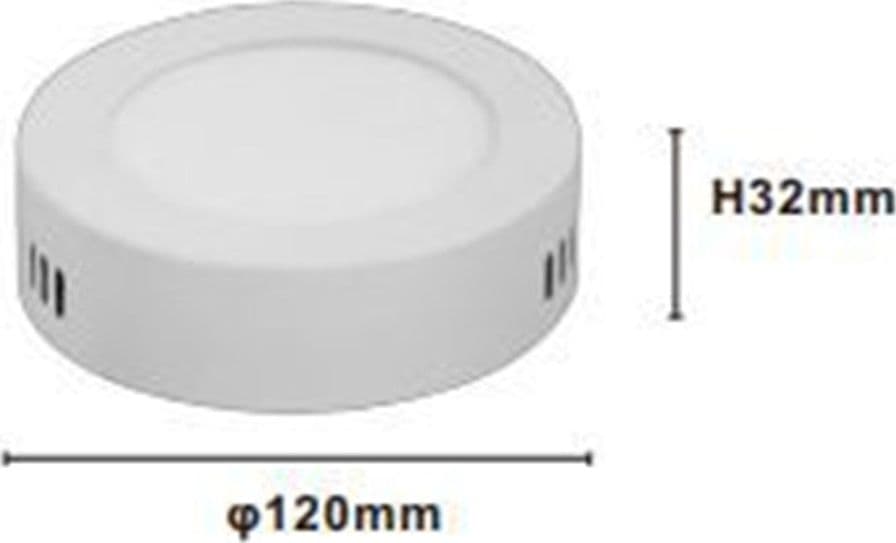 PLAFONIERE LED 6W LUCE 3000K-6500K TONDO SOFFITTO PARETE INTERRUTTORE 660LM 00120 in Plafoniere Trade Shop italia - Napoli, commercioVirtuoso.it