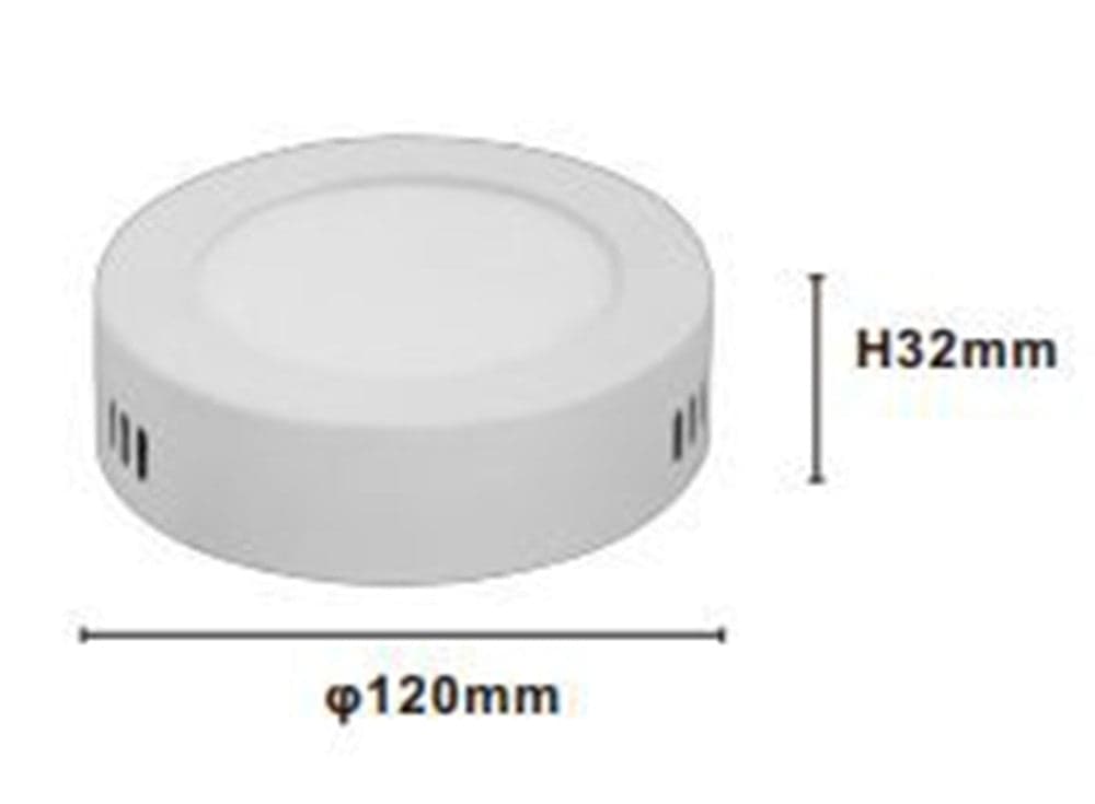 PLAFONIERE LED 6W LUCE 3000K-6500K TONDO SOFFITTO PARETE INTERRUTTORE 660LM 00120 in Plafoniere Trade Shop italia - Napoli, commercioVirtuoso.it