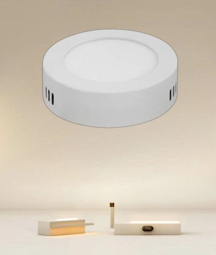PLAFONIERE LED 6W LUCE 3000K-6500K TONDO SOFFITTO PARETE INTERRUTTORE 660LM 00120 in Plafoniere Trade Shop italia - Napoli, commercioVirtuoso.it
