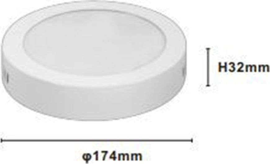 PLAFONIERE LED 12W LUCE 3000K-6500K TONDO SOFFITTO PARETE INTERRUTTORE 1320LM 00137 in Plafoniere Trade Shop italia - Napoli, commercioVirtuoso.it