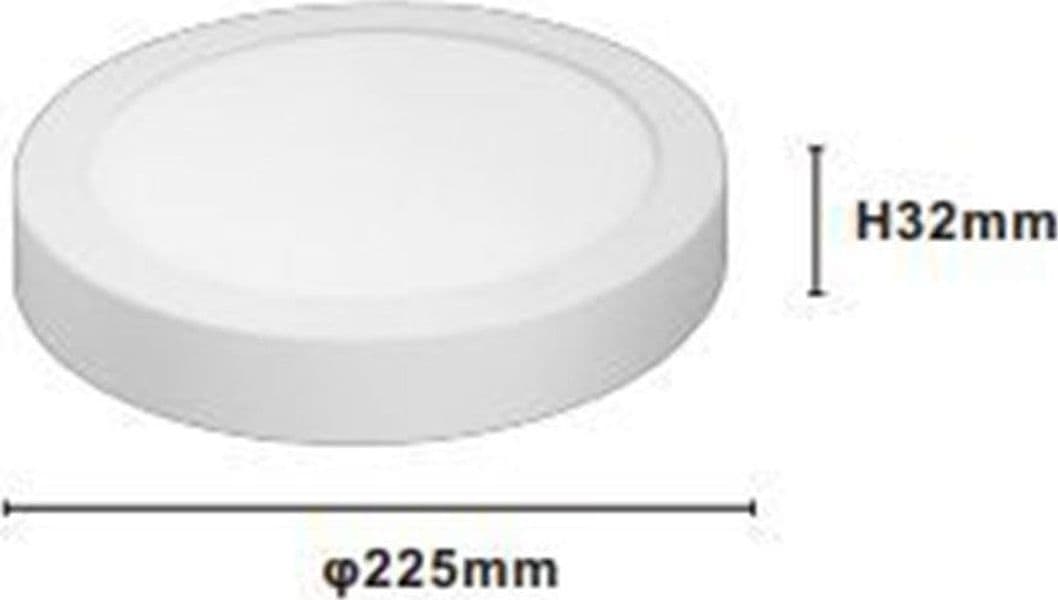 PLAFONIERE LED 18W LUCE 3000K-6500K TONDO SOFFITTO PARETE INTERRUTTORE 1980LM 00144 in Plafoniere Trade Shop italia - Napoli, commercioVirtuoso.it