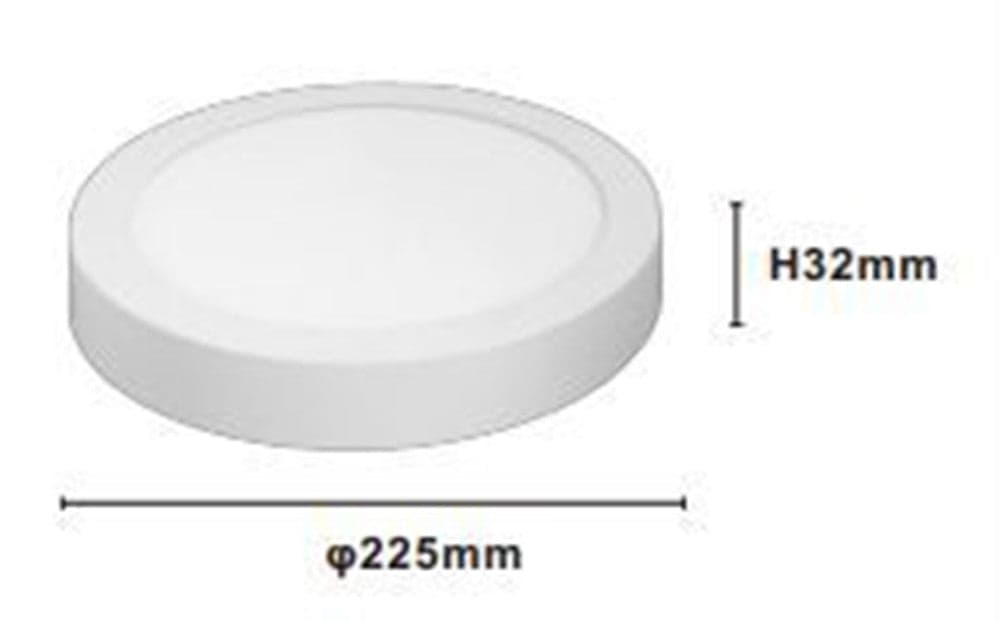 PLAFONIERE LED 18W LUCE 3000K-6500K TONDO SOFFITTO PARETE INTERRUTTORE 1980LM 00144 in Plafoniere Trade Shop italia - Napoli, commercioVirtuoso.it
