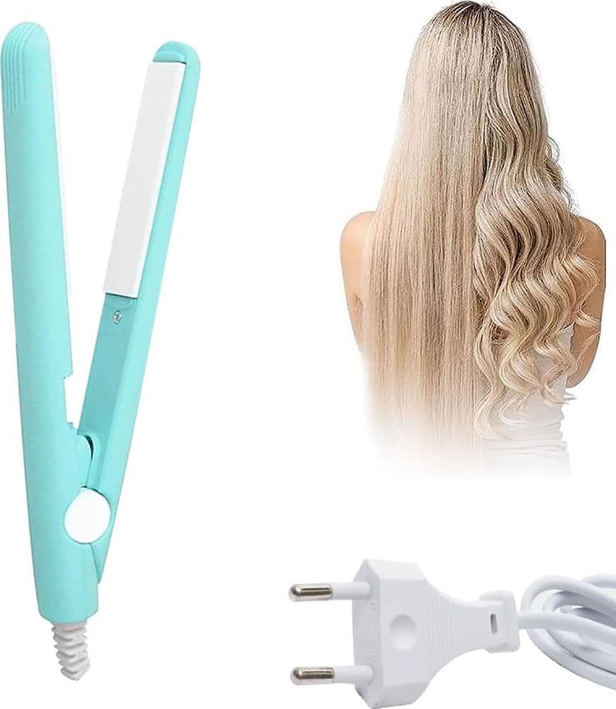 MINI PIASTRA PER CAPELLI 2 IN 1 PORTATILE IN CERAMICA TORMALINA PER CASA SALONE in Piastre per capelli Trade Shop italia - Napoli, commercioVirtuoso.it