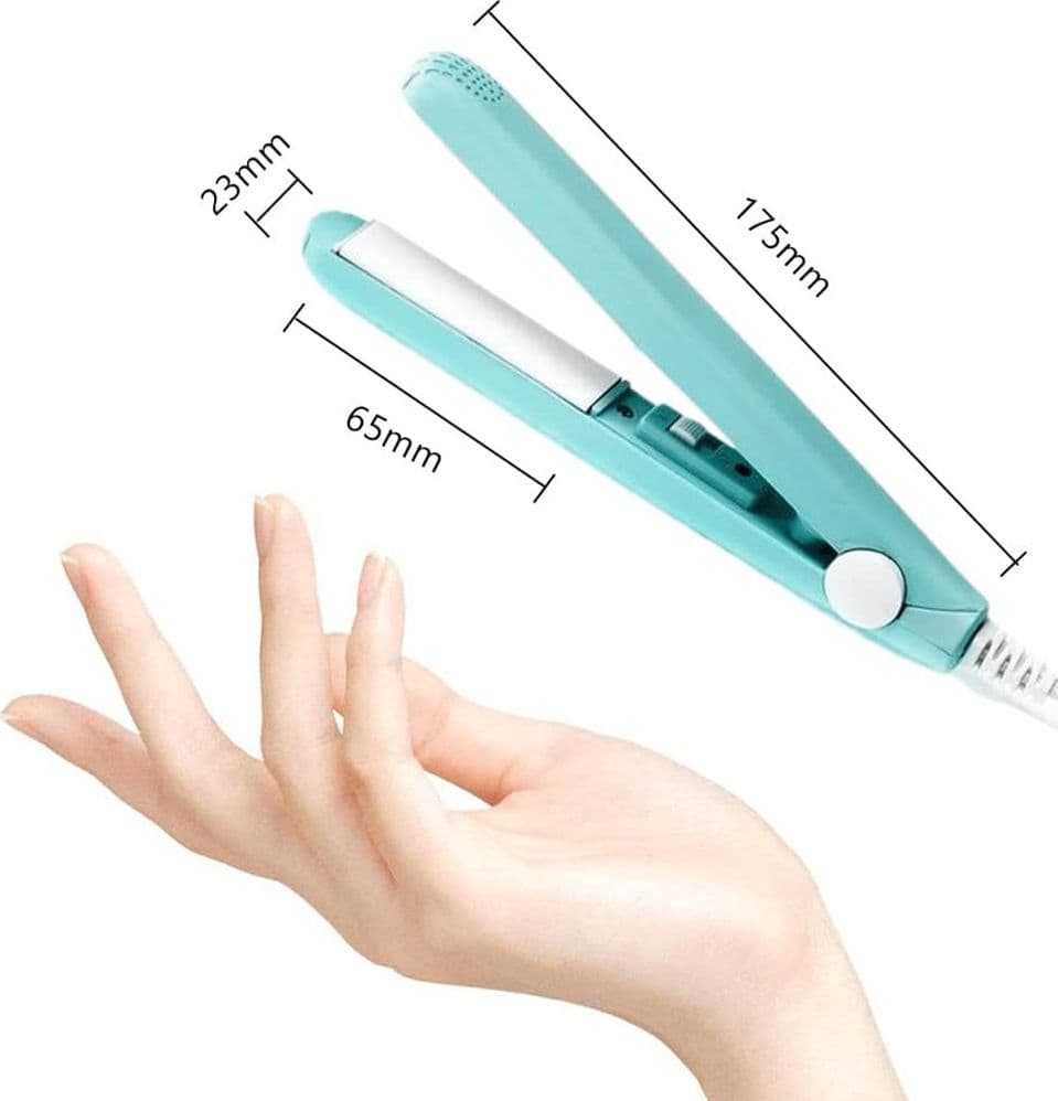 MINI PIASTRA PER CAPELLI 2 IN 1 PORTATILE IN CERAMICA TORMALINA PER CASA SALONE in Piastre per capelli Trade Shop italia - Napoli, commercioVirtuoso.it