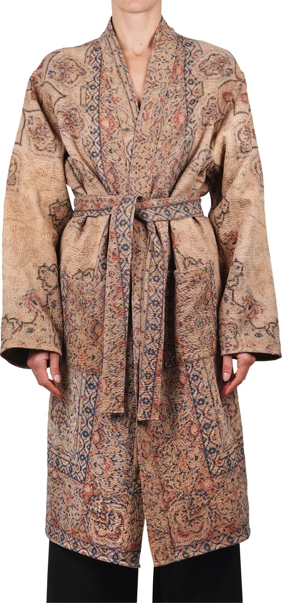 LA FEMME BLANCHE La Femme Blanche - Kimono - 470158 - Fantasia Beige da donna in Copricostumi e parei Drestige - Casamassima, commercioVirtuoso.it
