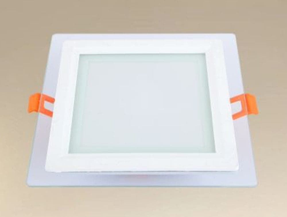 PANNELLO LED INCASSO LUCE 3000K-6500K 12W QUADRATO AM-CS-12 CON BORDO TRAPARENTE 00687 in Plafoniere da ufficio Trade Shop italia - Napoli, commercioVirtuoso.it
