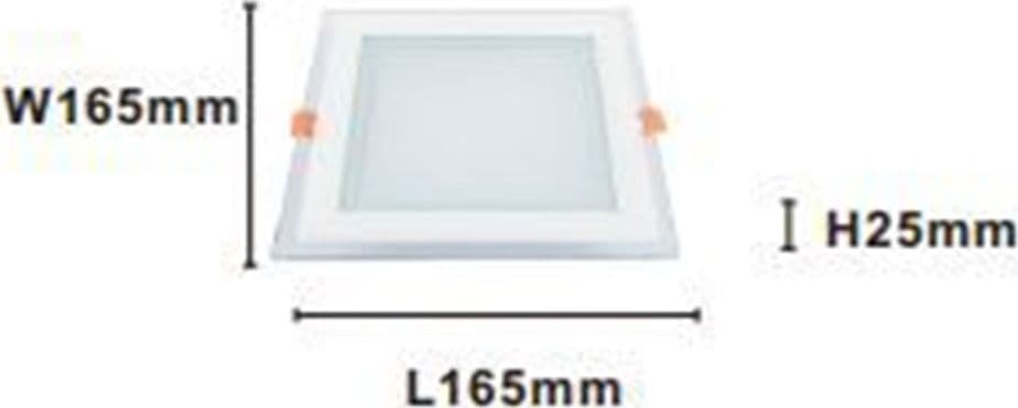 PANNELLO LED INCASSO LUCE 3000K-6500K 18W QUADRATO AM-CS-18 CON BORDO TRAPARENTE 00694 in Plafoniere da ufficio Trade Shop italia - Napoli, commercioVirtuoso.it