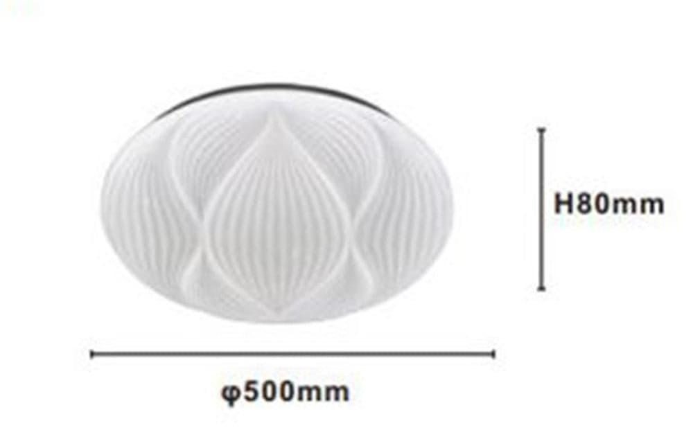 LAMPADA DA SOFFITTO PLAFONIERA DECORATA BIANCO LED 60W LUCE FREDDA 6500K IP20 69771 in Plafoniere Trade Shop italia - Napoli, commercioVirtuoso.it