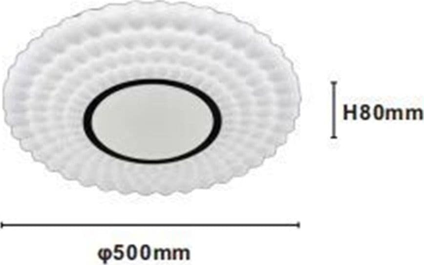 PLAFONIERA LED DA SOFFITTO 60 W 6000LM BIANCO LAMPADA LUCE FREDDA 6500K IP20 69793 in Plafoniere Trade Shop italia - Napoli, commercioVirtuoso.it