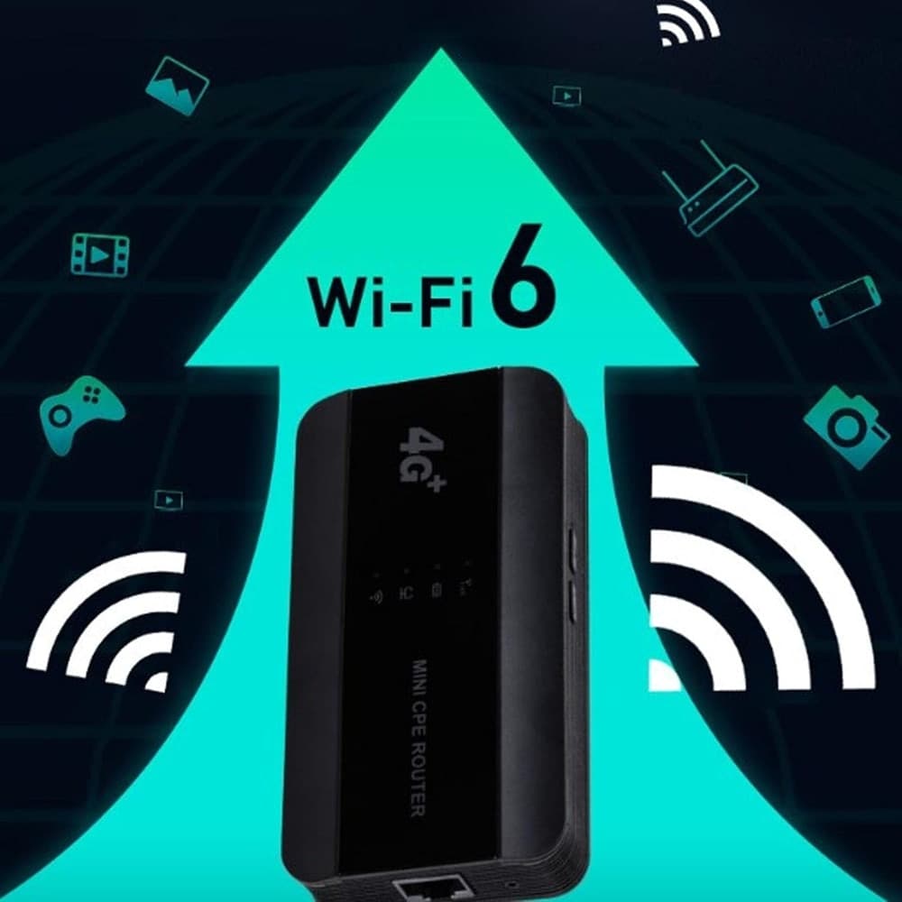 MINI ROUTER CPE ETHERNET 4G LTE WIFI 6 300MBPS RJ45 SLOT SCHEDA SIM TIPO C PORTATILE in prodotto Trade Shop italia - Napoli, commercioVirtuoso.it