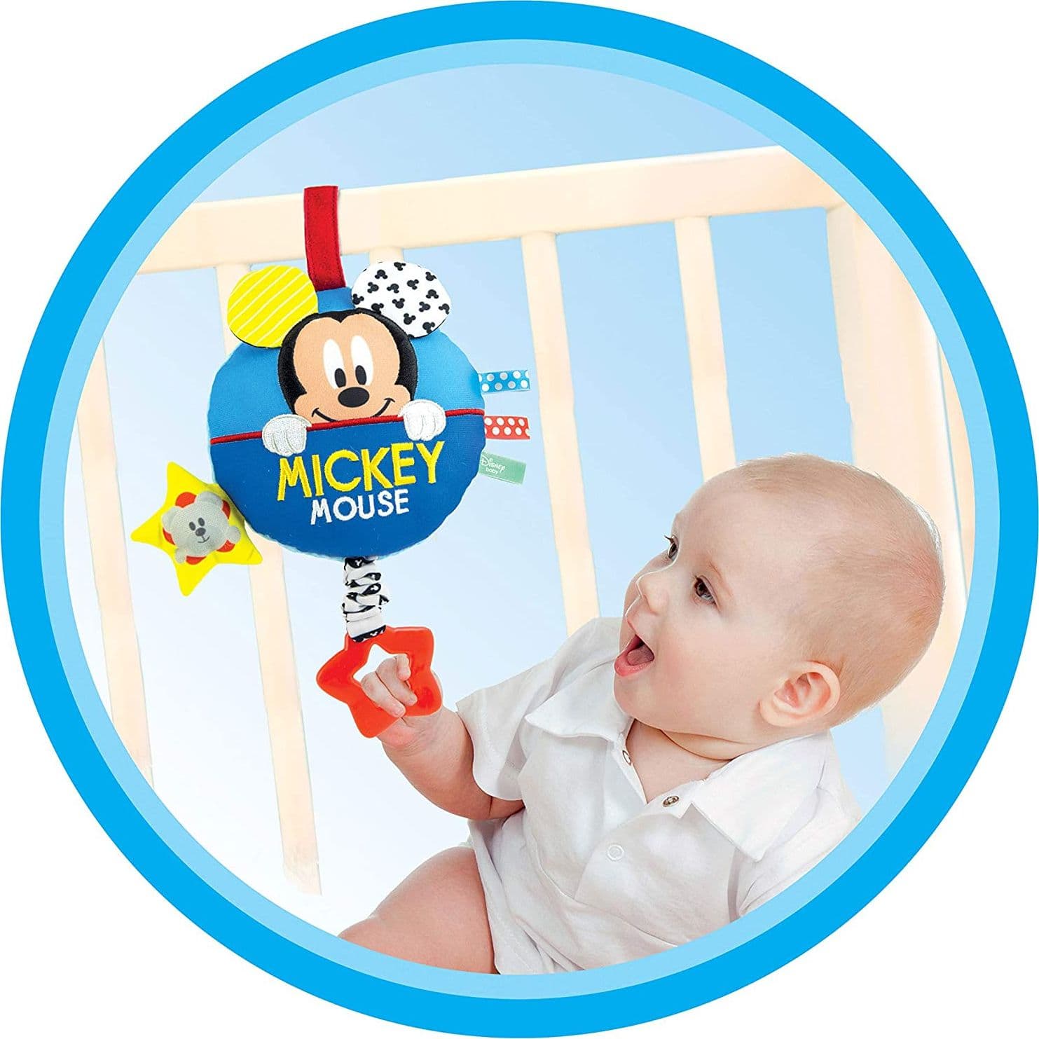 Baby Clementoni - Baby Mickey Morbido Carillon 17211 in Straccetti duoduo Centro Bimbo - Siderno, commercioVirtuoso.it