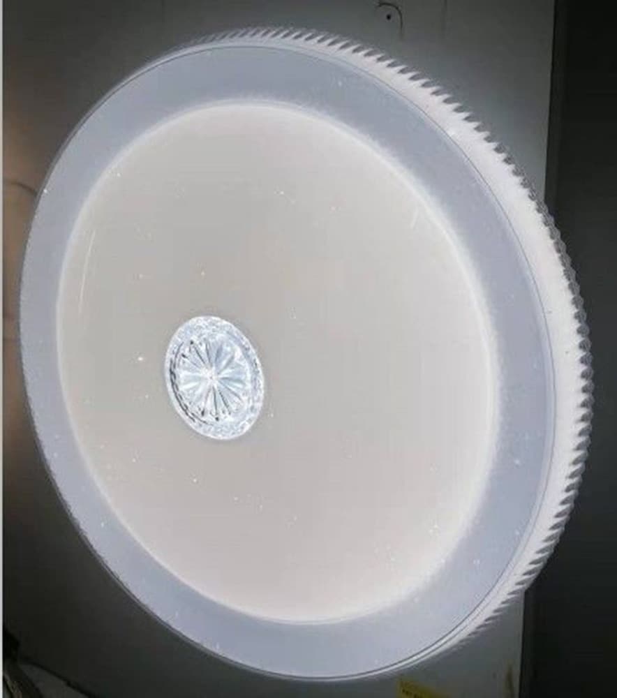 PLAFONIERA CON CRISTALLO CENTRALE MODERNO 40CM 50W LED LAMPADARIO LUCE 6500K 80404 in Lampadari Trade Shop italia - Napoli, commercioVirtuoso.it