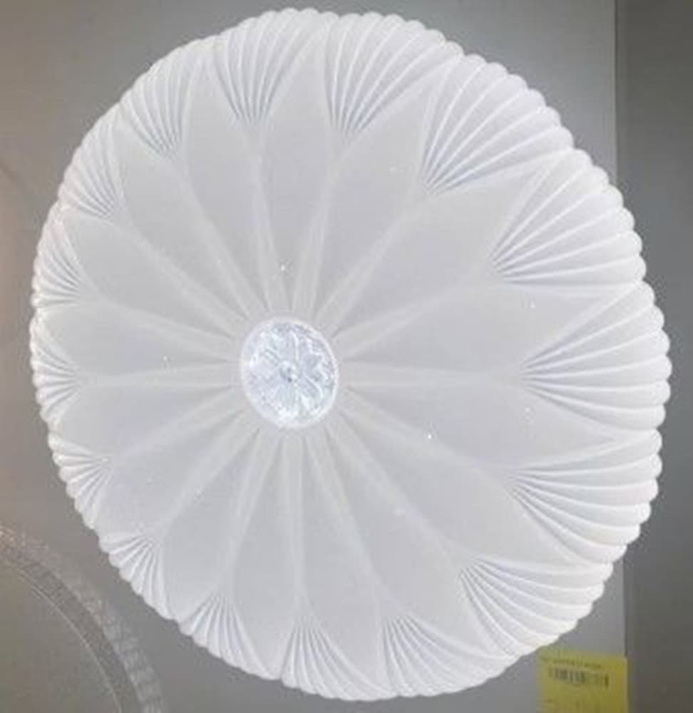 PLAFONIERA 50CM CON CRISTALLO CENTRALE GLITTER LED 60W A SOFFITTO LUCE 6500K 27816 in Plafoniere Trade Shop italia - Napoli, commercioVirtuoso.it