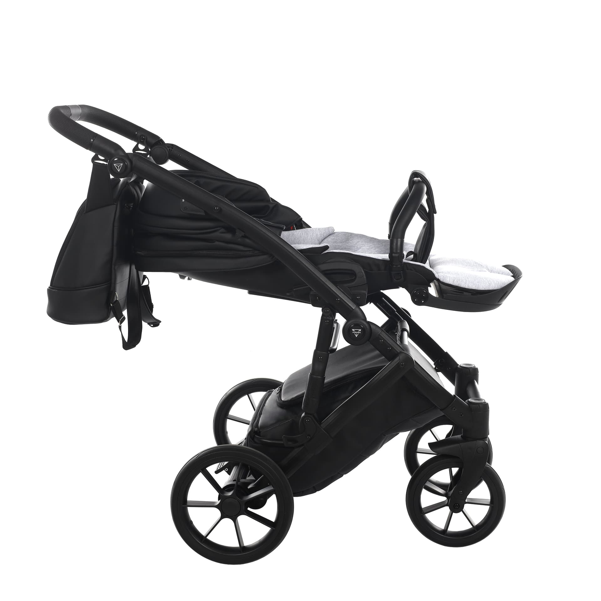Junama Space Eko V3 2 in 1 Nero Telaio Nero in Scopini e porta scopini La Casa Del Bebè - Napoli, commercioVirtuoso.it