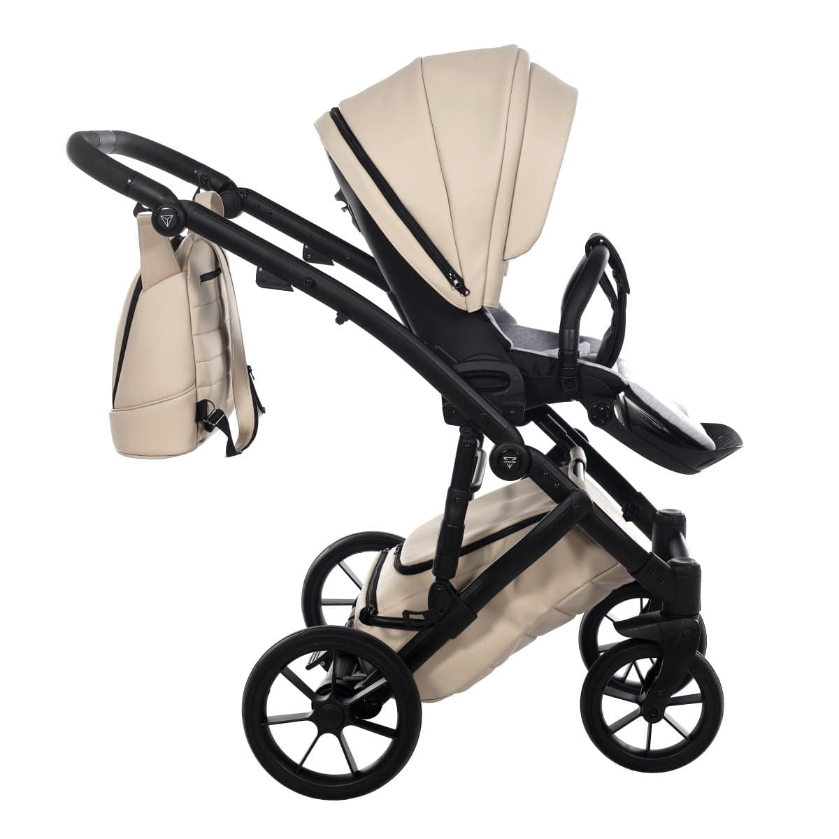 Junama Space Eko V3 2 in 1 Beige Telaio Nero in Pagliette e spazzole per pulire La Casa Del Bebè - Napoli, commercioVirtuoso.it