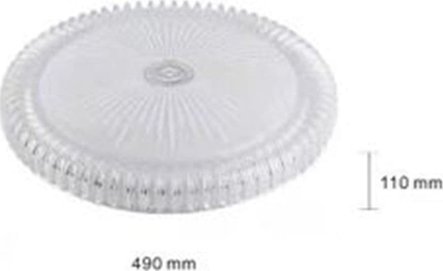 PLAFONIERA A SOFFITTO 60W DESIGN CRISTALLO RIGATO LUCE FREDDA NATURALE FST-50A63297 in Plafoniere Trade Shop italia - Napoli, commercioVirtuoso.it