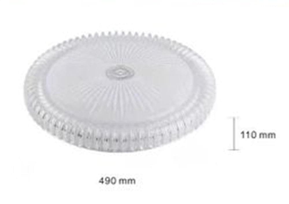 PLAFONIERA A SOFFITTO 60W DESIGN CRISTALLO RIGATO LUCE FREDDA NATURALE FST-50A63297 in Plafoniere Trade Shop italia - Napoli, commercioVirtuoso.it