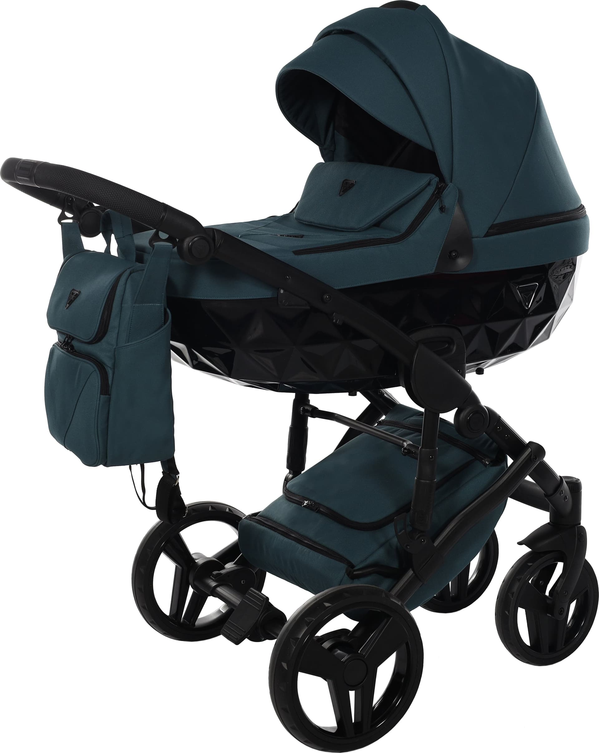 Junama Diamond Basic V3 3 in 1 Verde Petrolio/Telaio Nero in Set punte per trapani La Casa Del Bebè - Napoli, commercioVirtuoso.it