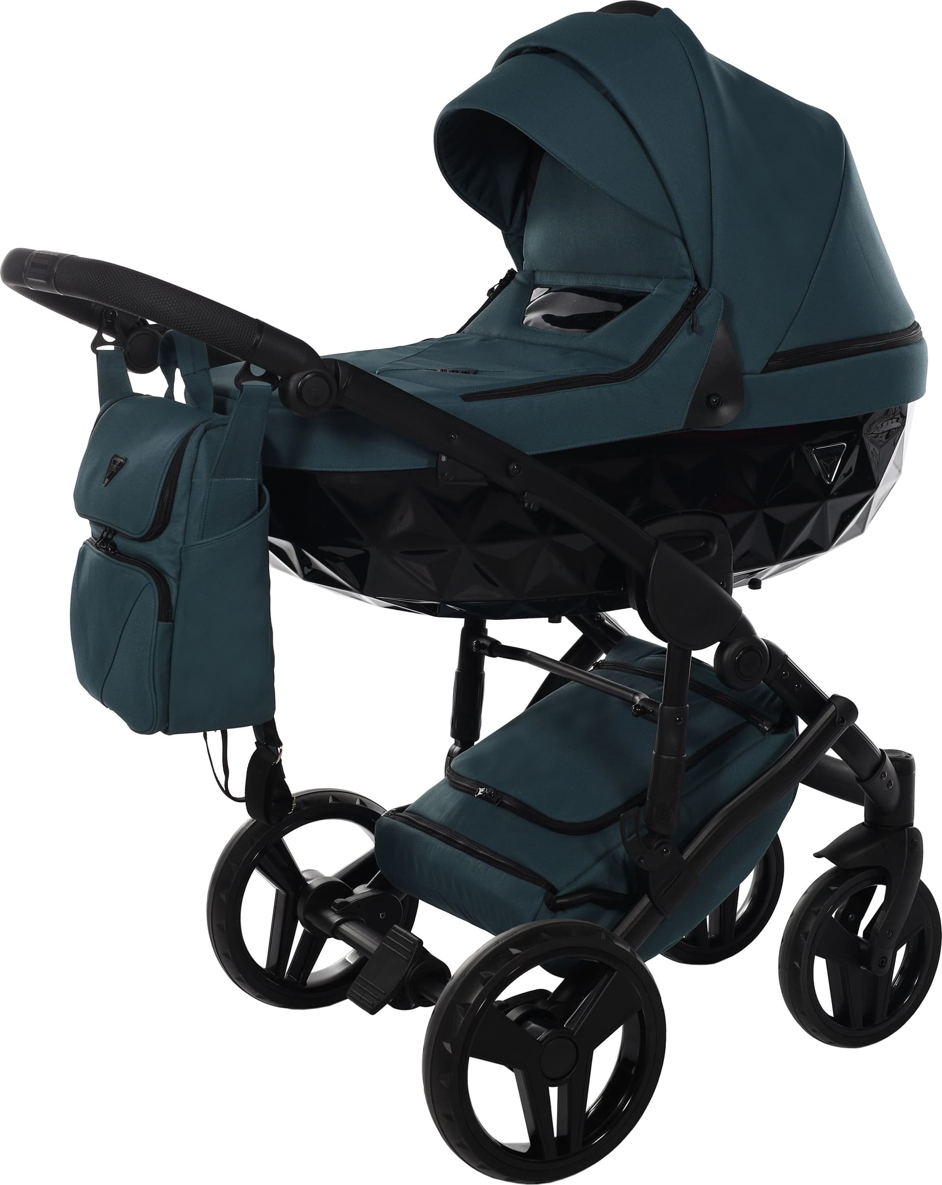 Junama Diamond Basic V3 3 in 1 Verde Petrolio/Telaio Nero in Set punte per trapani La Casa Del Bebè - Napoli, commercioVirtuoso.it