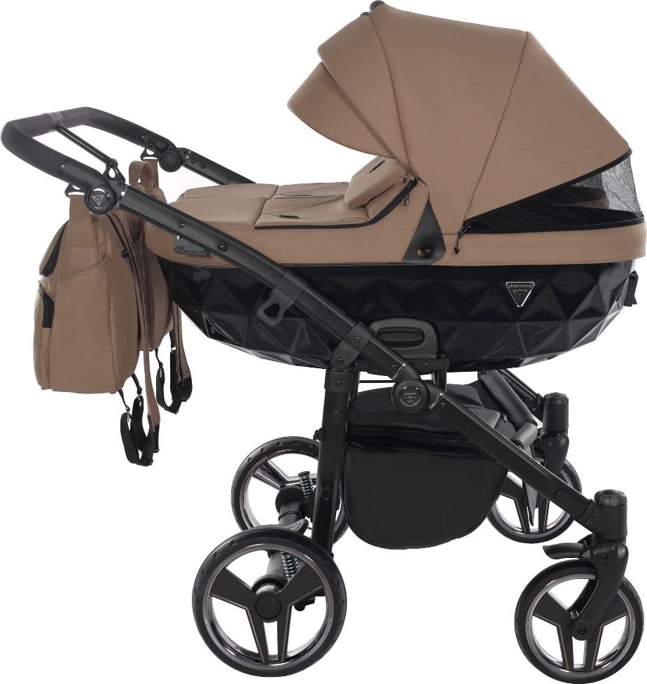 Trio Junama Diamond Basic Gemellare V2 3 in 1 Beige/Telaio Nero in Sistemi modulari La Casa Del Bebè - Napoli, commercioVirtuoso.it