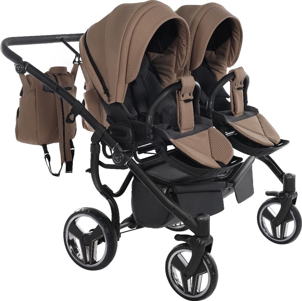 Trio Junama Diamond Basic Gemellare V2 3 in 1 Beige/Telaio Nero in Sistemi modulari La Casa Del Bebè - Napoli, commercioVirtuoso.it