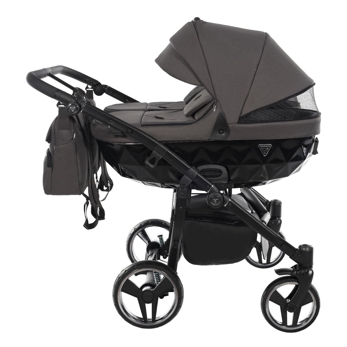 Junama Diamond Basic Gemellare V2 2 in 1 Grigio/Telaio Nero in Kit per pittura diamante La Casa Del Bebè - Napoli, commercioVirtuoso.it
