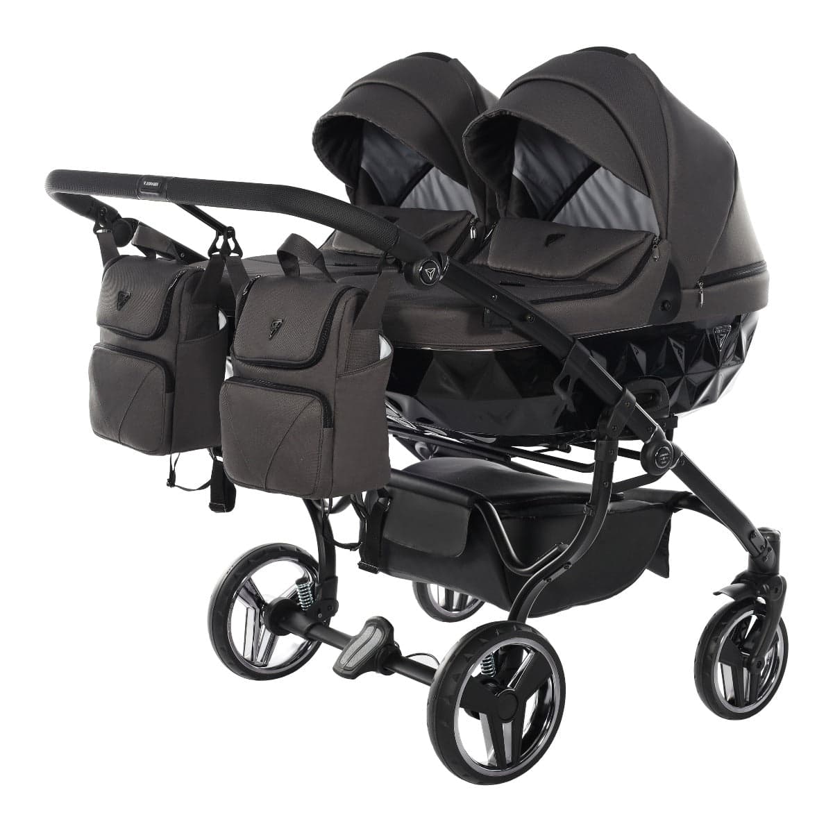 Junama Diamond Basic Gemellare V2 2 in 1 Grigio/Telaio Nero in Kit per pittura diamante La Casa Del Bebè - Napoli, commercioVirtuoso.it