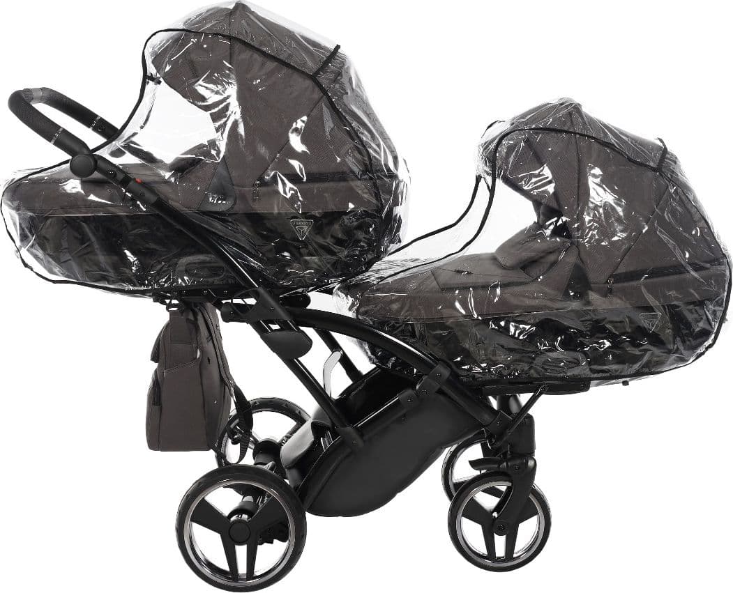 Trio Junama Diamond Basic Gemellare Slim V2 3 in 1 Grigio/Telaio Nero in Passeggini gemellari e doppi La Casa Del Bebè - Napoli, commercioVirtuoso.it