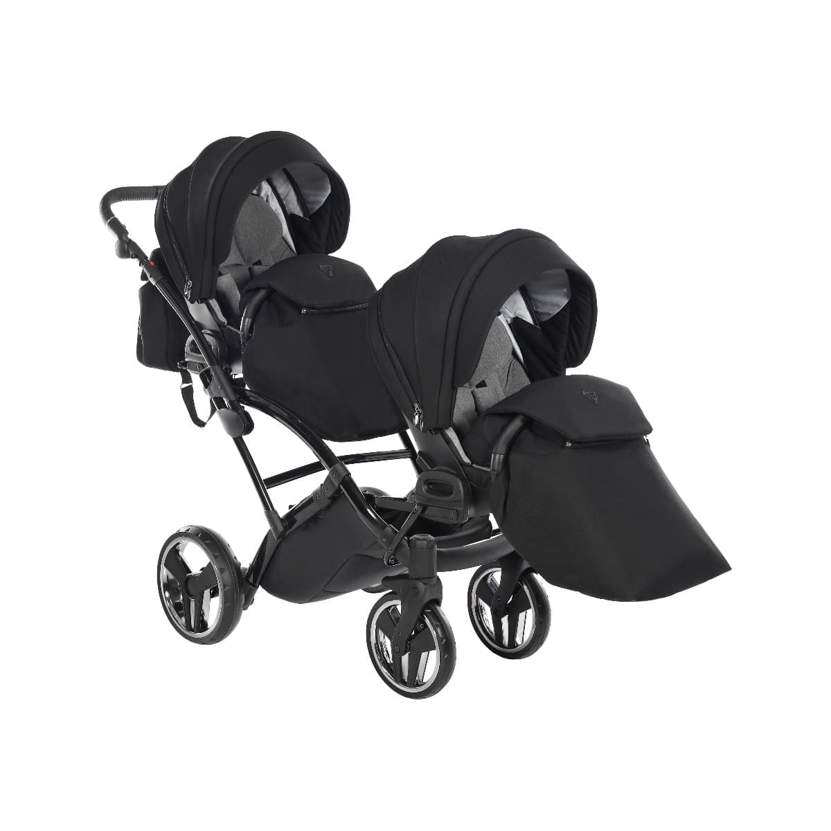 Trio Junama Diamond Basic Gemellare Slim V2 3 in 1 Nero/Telaio Nero in Sistemi modulari La Casa Del Bebè - Napoli, commercioVirtuoso.it