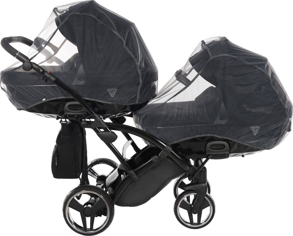 Trio Junama Diamond Basic Gemellare Slim V2 3 in 1 Nero/Telaio Nero in Sistemi modulari La Casa Del Bebè - Napoli, commercioVirtuoso.it