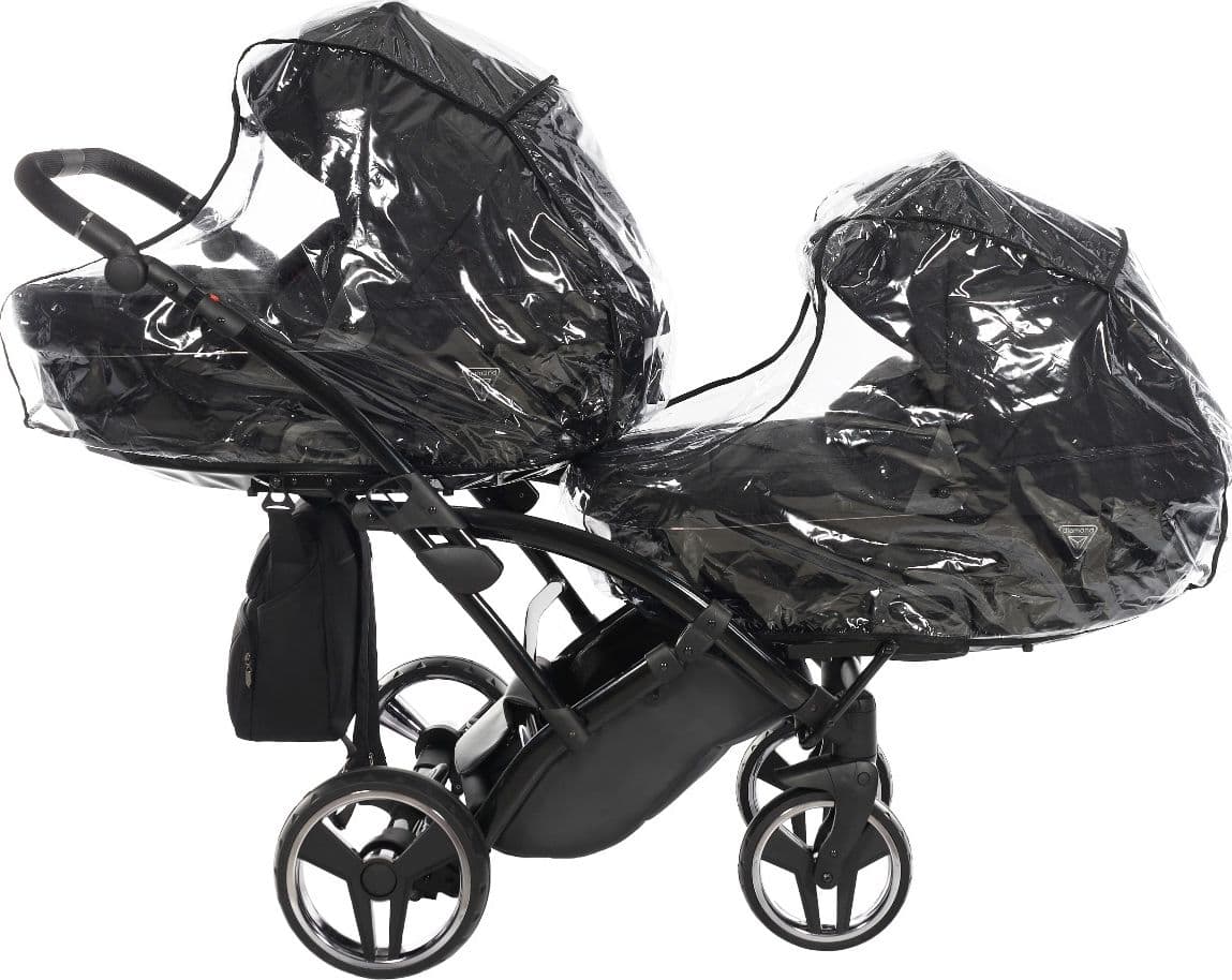 Trio Junama Diamond Basic Gemellare Slim V2 3 in 1 Nero/Telaio Nero in Sistemi modulari La Casa Del Bebè - Napoli, commercioVirtuoso.it
