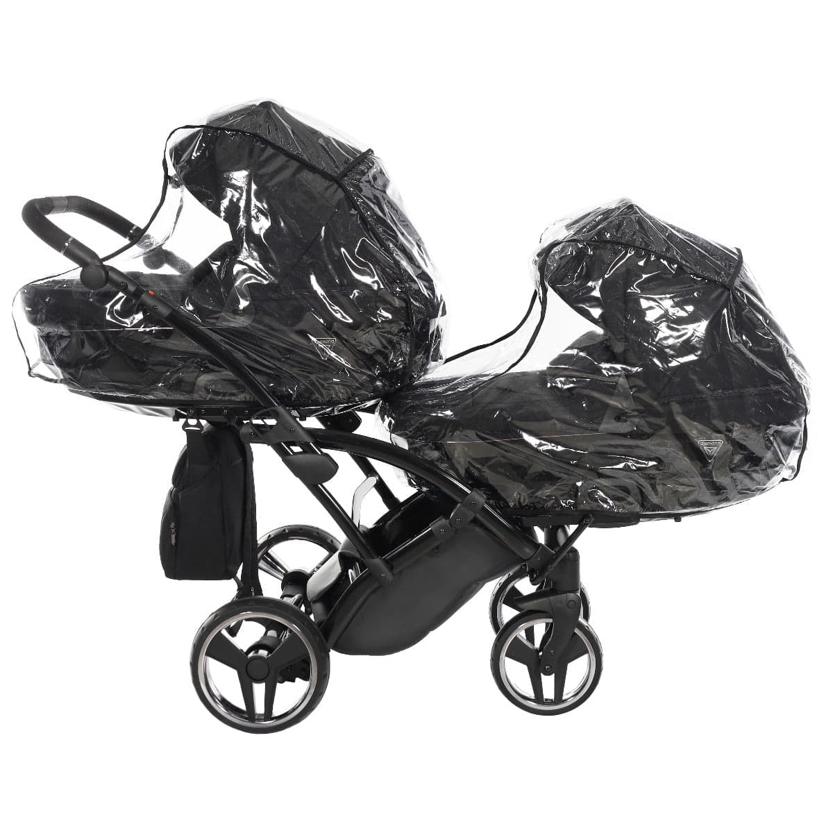 Junama Diamond Basic Gemellare Slim V2 2 in 1 Nero/Telaio Nero in Passeggini gemellari e doppi La Casa Del Bebè - Napoli, commercioVirtuoso.it