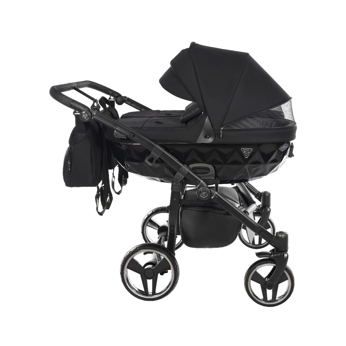 Trio Junama Diamond Basic Gemellare V2 3 in 1 Nero/Telaio Nero in Sistemi modulari La Casa Del Bebè - Napoli, commercioVirtuoso.it