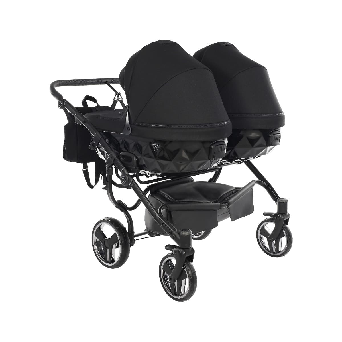 Trio Junama Diamond Basic Gemellare V2 3 in 1 Nero/Telaio Nero in Sistemi modulari La Casa Del Bebè - Napoli, commercioVirtuoso.it
