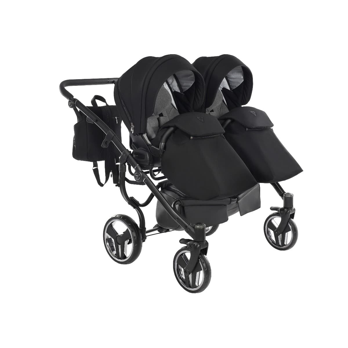Trio Junama Diamond Basic Gemellare V2 3 in 1 Nero/Telaio Nero in Sistemi modulari La Casa Del Bebè - Napoli, commercioVirtuoso.it