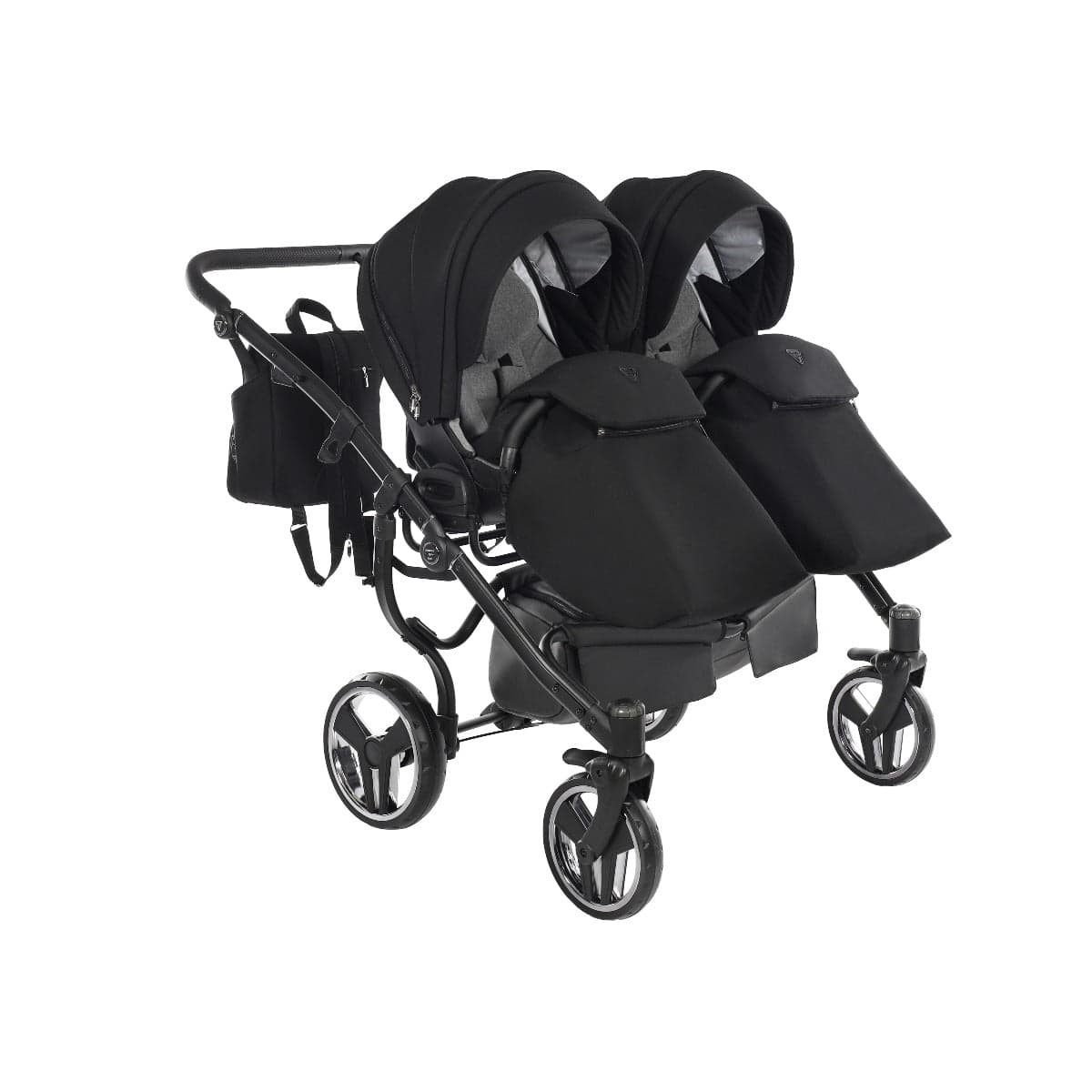 Junama Diamond Basic Gemellare V2 2 in 1 Nero/Telaio Nero in Passeggini gemellari e doppi La Casa Del Bebè - Napoli, commercioVirtuoso.it