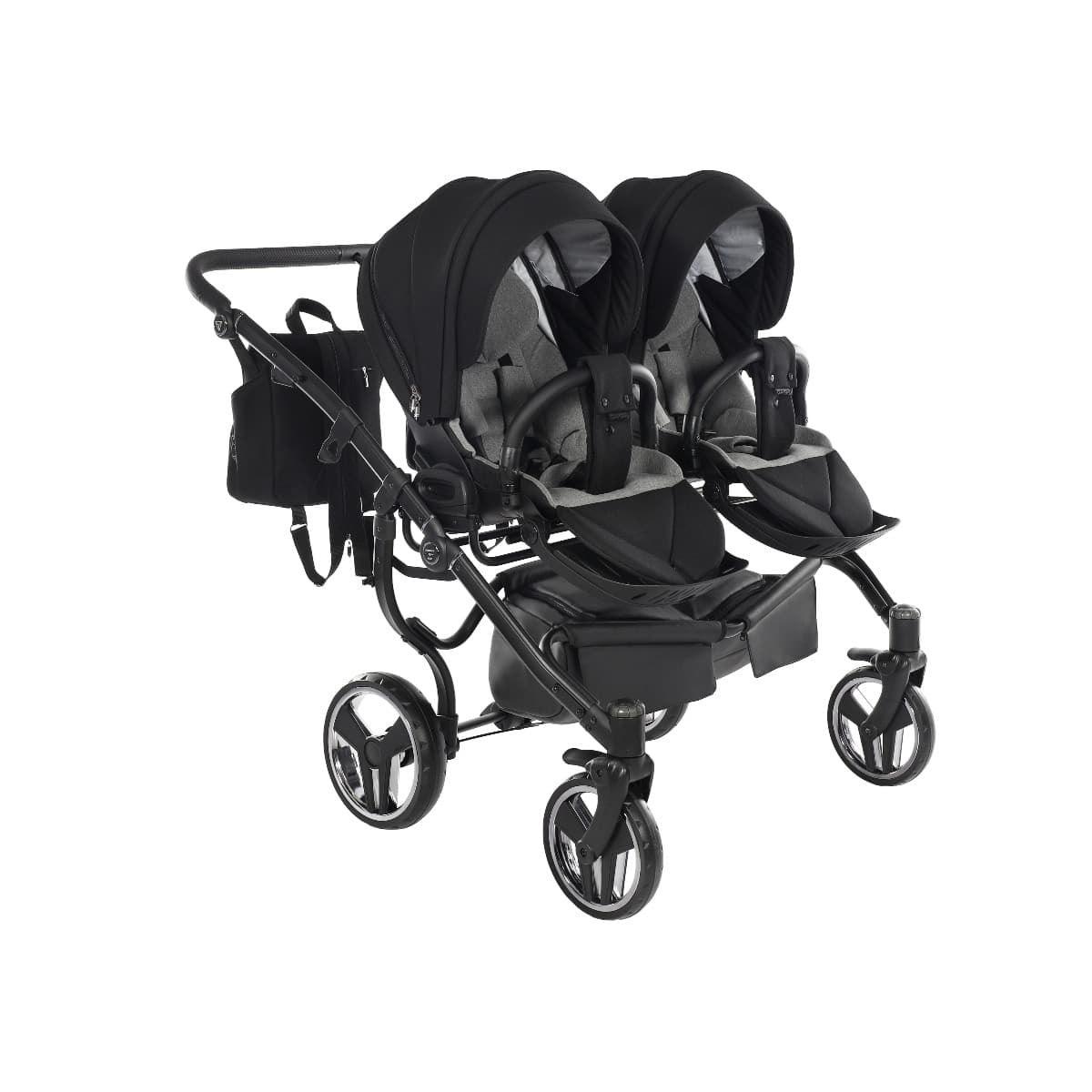 Trio Junama Diamond Basic Gemellare V2 3 in 1 Nero/Telaio Nero in Sistemi modulari La Casa Del Bebè - Napoli, commercioVirtuoso.it