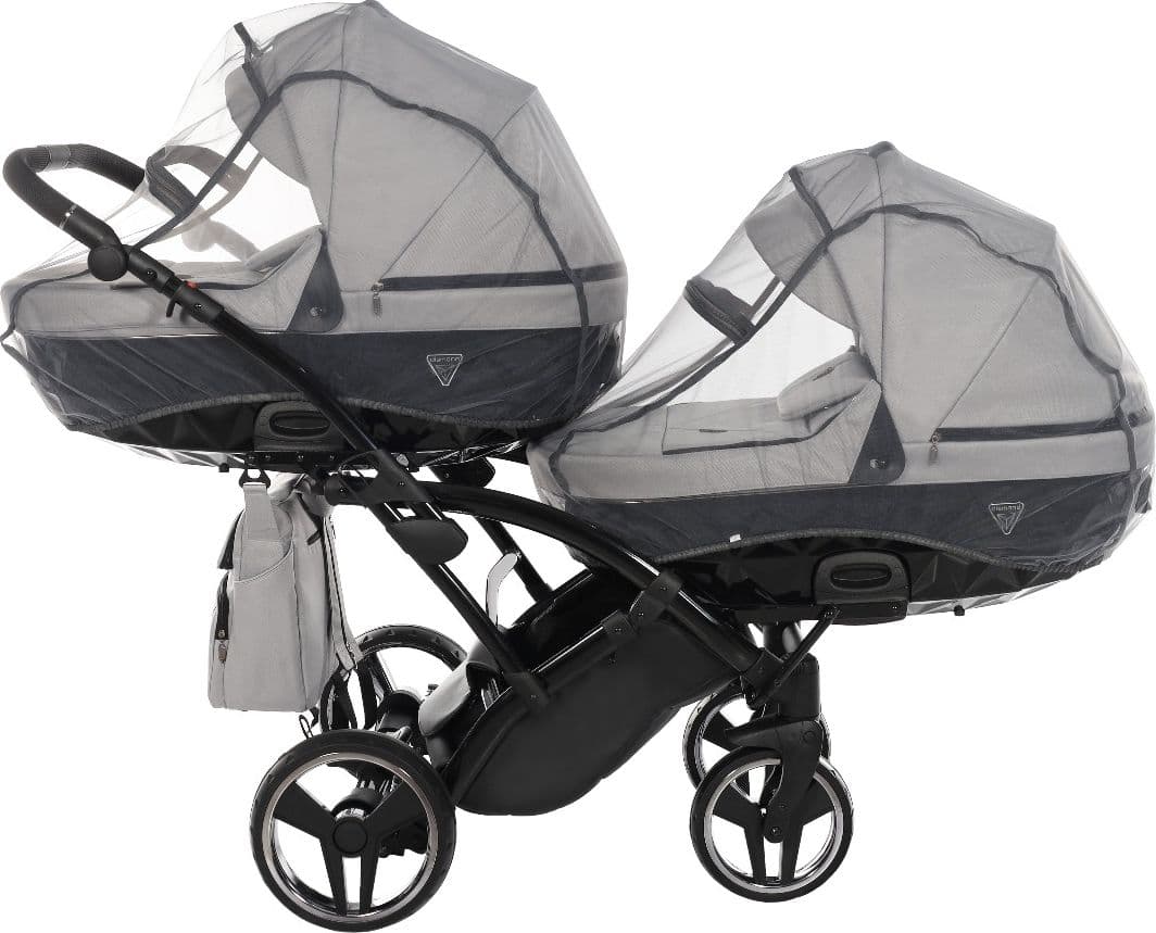 Trio Junama Diamond Basic Gemellare Slim V2 3 in 1 Light Grey/Telaio Nero in Sistemi modulari La Casa Del Bebè - Napoli, commercioVirtuoso.it