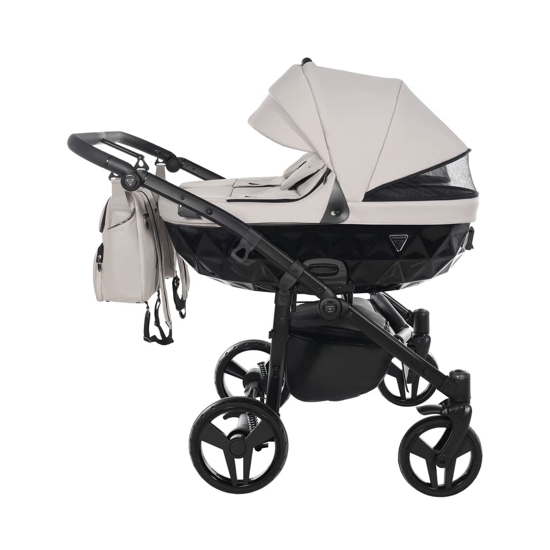 Junama Diamond Basic Gemellare V2 2 in 1 Tortora/Telaio Nero in Kit per pittura diamante La Casa Del Bebè - Napoli, commercioVirtuoso.it