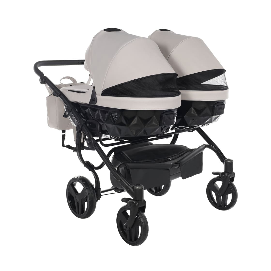 Junama Diamond Basic Gemellare V2 2 in 1 Tortora/Telaio Nero in Kit per pittura diamante La Casa Del Bebè - Napoli, commercioVirtuoso.it