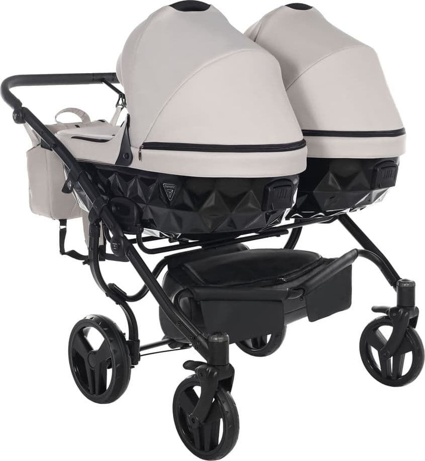 Junama Diamond Basic Gemellare V2 2 in 1 Tortora/Telaio Nero in Kit per pittura diamante La Casa Del Bebè - Napoli, commercioVirtuoso.it