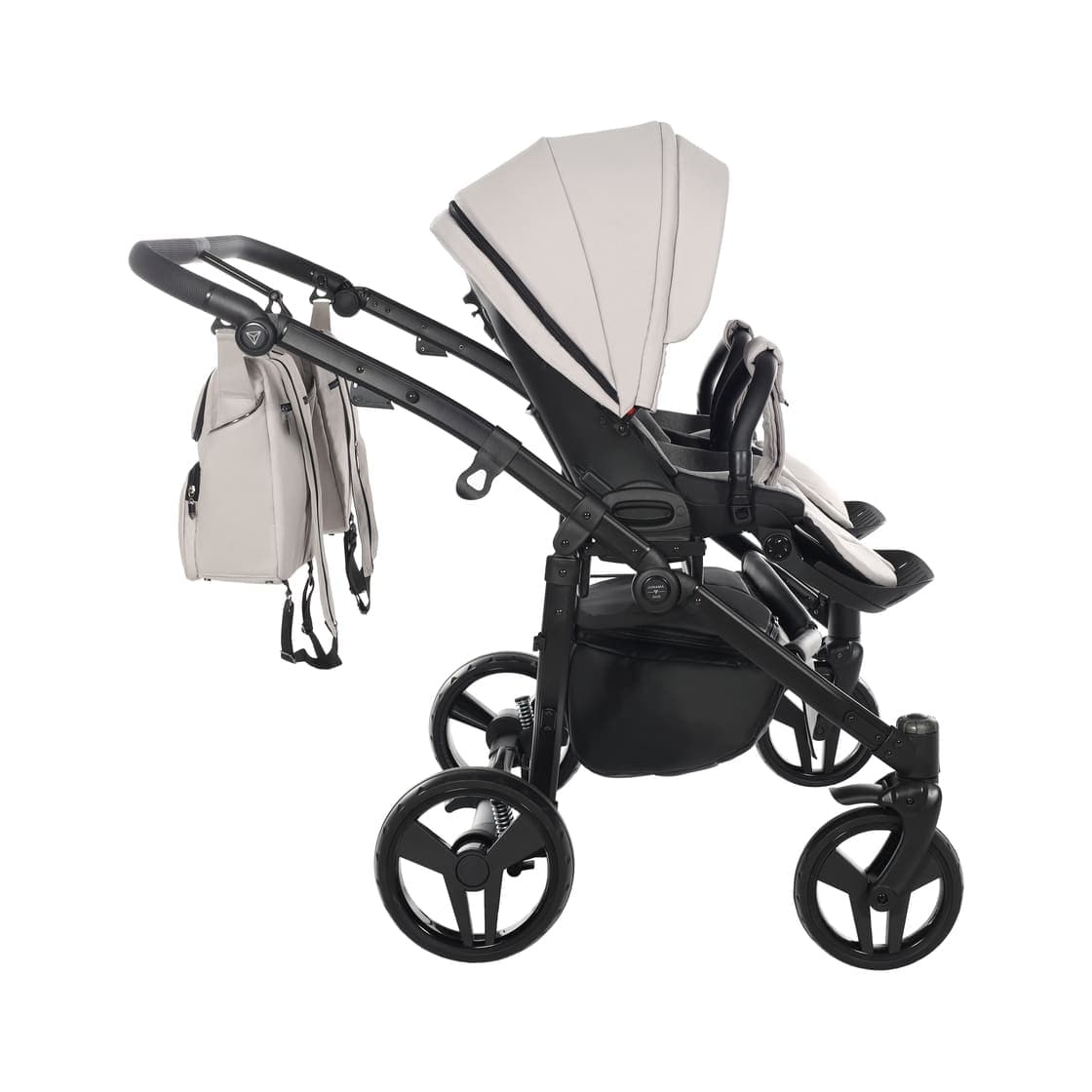 Junama Diamond Basic Gemellare V2 2 in 1 Tortora/Telaio Nero in Kit per pittura diamante La Casa Del Bebè - Napoli, commercioVirtuoso.it