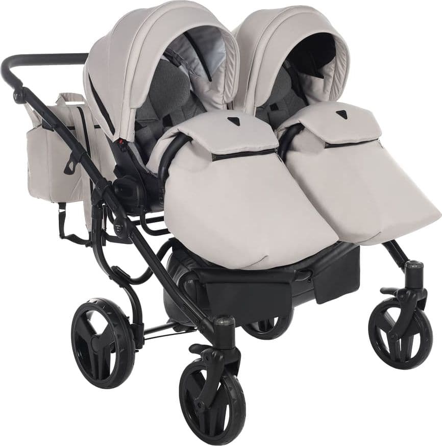 Trio Junama Diamond Basic Gemellare V2 3 in 1 Tortora/Telaio Nero in Sistemi modulari La Casa Del Bebè - Napoli, commercioVirtuoso.it