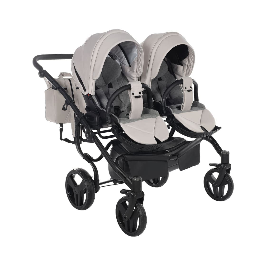 Junama Diamond Basic Gemellare V2 2 in 1 Tortora/Telaio Nero in Kit per pittura diamante La Casa Del Bebè - Napoli, commercioVirtuoso.it