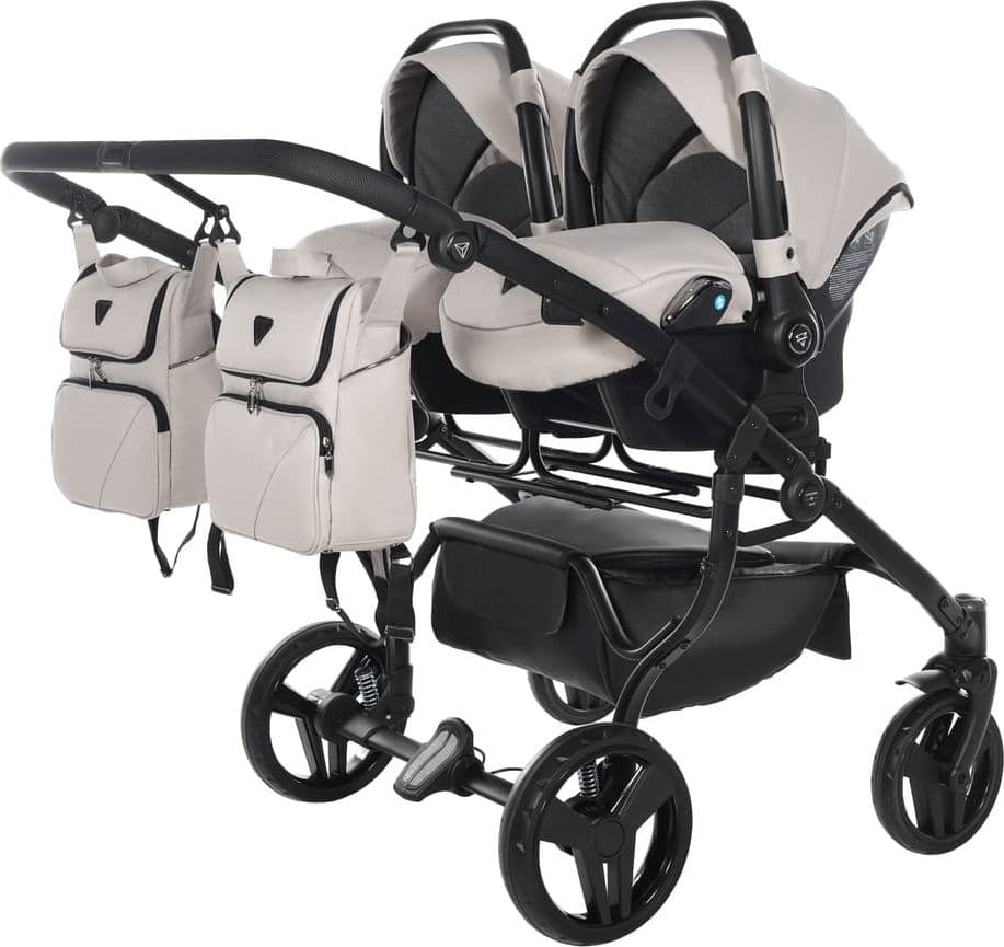 Trio Junama Diamond Basic Gemellare V2 3 in 1 Tortora/Telaio Nero in Sistemi modulari La Casa Del Bebè - Napoli, commercioVirtuoso.it