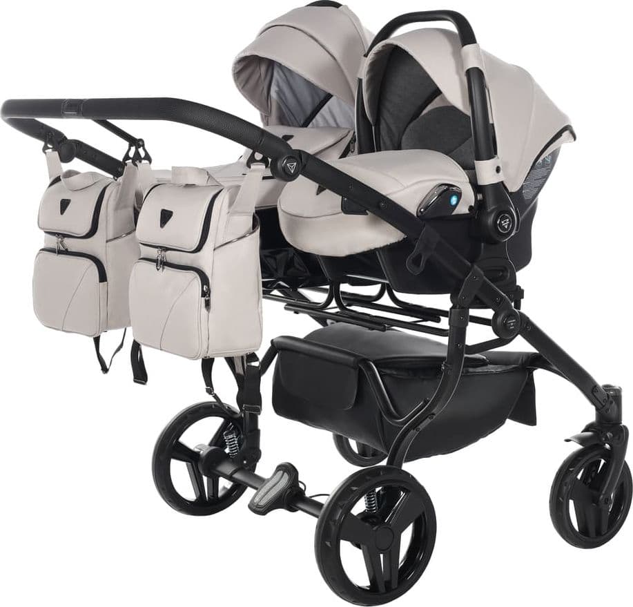Trio Junama Diamond Basic Gemellare V2 3 in 1 Tortora/Telaio Nero in Sistemi modulari La Casa Del Bebè - Napoli, commercioVirtuoso.it
