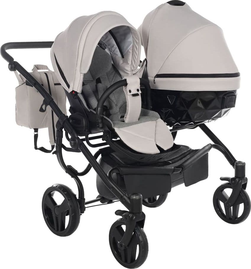 Junama Diamond Basic Gemellare V2 2 in 1 Tortora/Telaio Nero in Kit per pittura diamante La Casa Del Bebè - Napoli, commercioVirtuoso.it