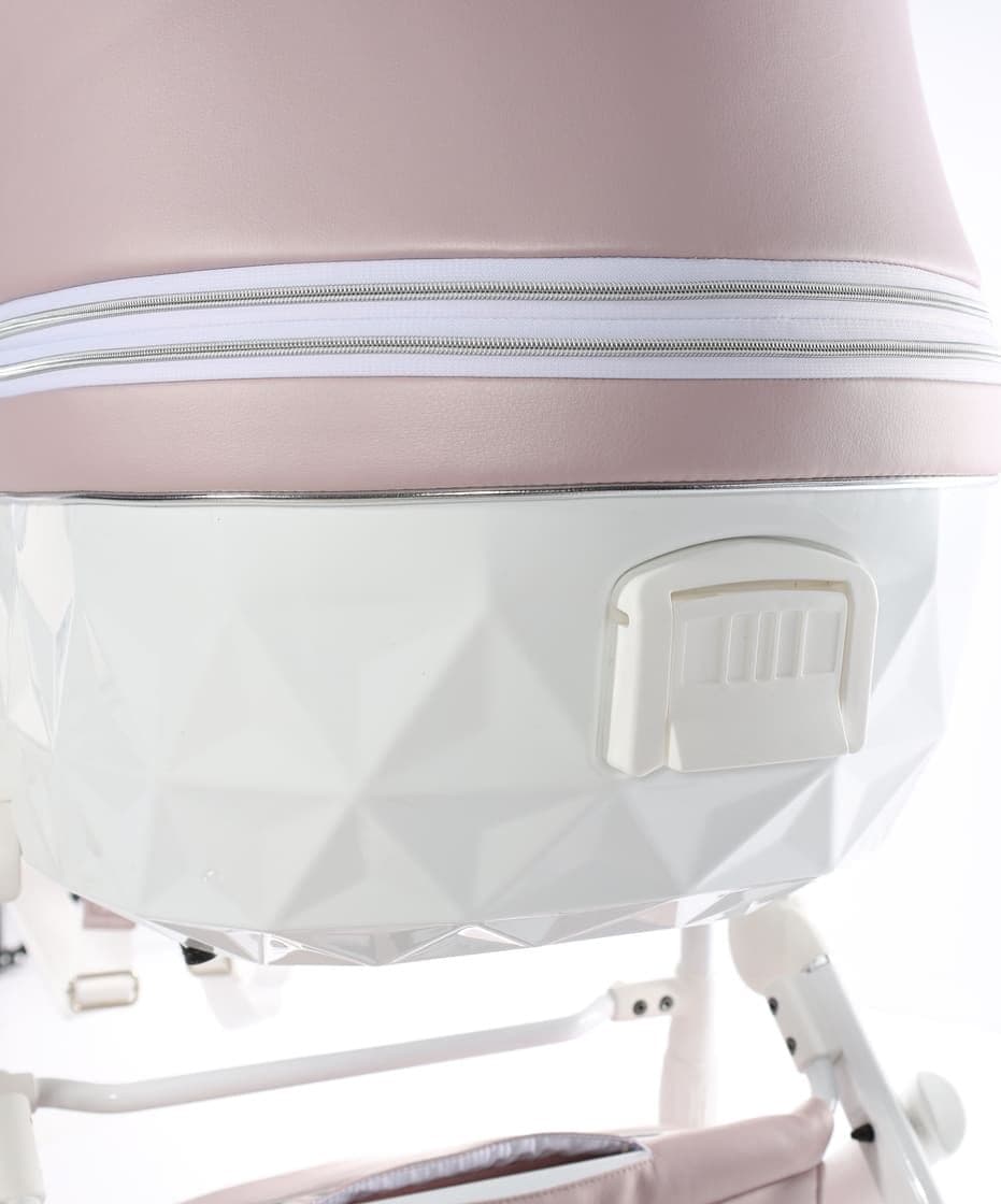 Junama Fluo Italy 2 in 1 Ecopelle Pink/Telaio White in Tessuti La Casa Del Bebè - Napoli, commercioVirtuoso.it