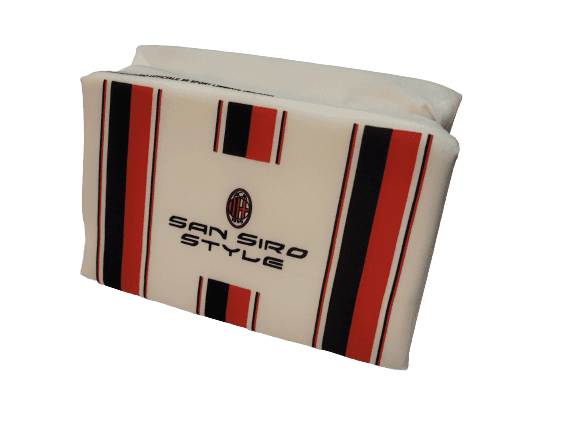 Cuscino da stadio bianco Milan in Cuscini decorativi Il Distintivo - Pesaro, commercioVirtuoso.it