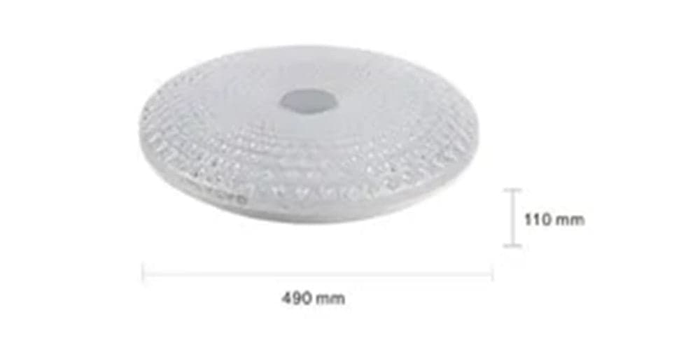 PLAFONIERA DA SOFFITTO 60 W DESIGN CRISTALLI LUCE FREDDA FST-50A42826 INTERNA 49CM in Plafoniere Trade Shop italia - Napoli, commercioVirtuoso.it
